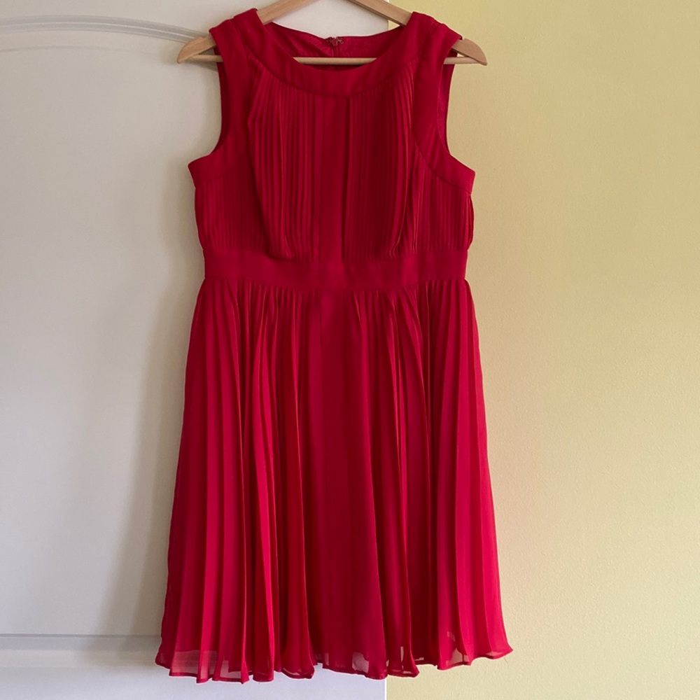 Red mini dress by Adrianna Papell 8P